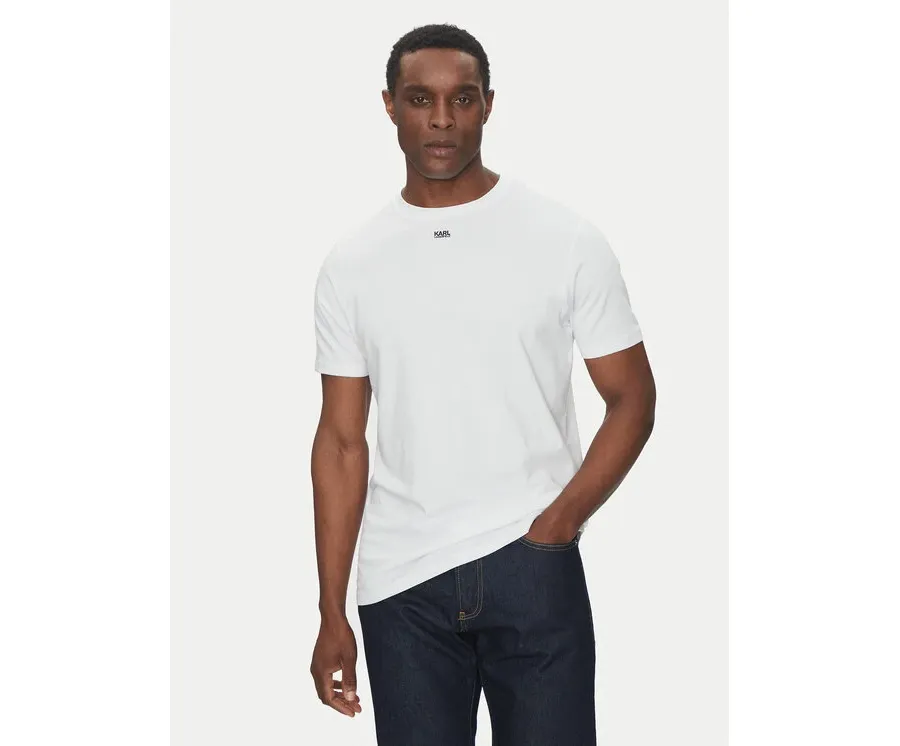 obrazek 1 KARL LAGERFELD T-Shirt 755058 552235 Biały Regular Fit