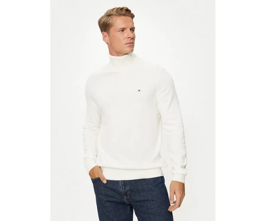 obrazek 1 Tommy Hilfiger Golf MW0MW28048 Biały Regular Fit