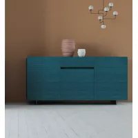 Picture DALLAS sideboard with wooden legs - Fratelli Mirandola