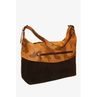 Picture Fantastic leather travel bag with a camouflage motif - Terrida