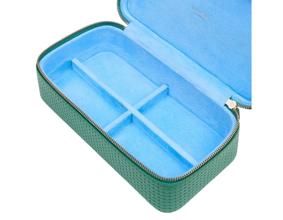 obrazek 5 Pudło na biżuterię z plecionej skóry