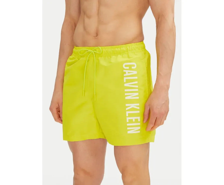 obrazek 1 Calvin Klein Swimwear Szorty kąpielowe KM0KM01092 Żółty Regular Fit