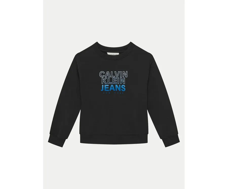 obrazek 1 Calvin Klein Jeans Bluza IB0IB02376 Czarny Relaxed Fit