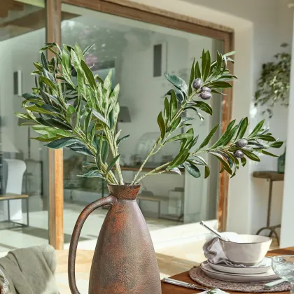 Zdjęcie Dekoracyjna gałązka oliwna, zestaw 2 szt. Olives