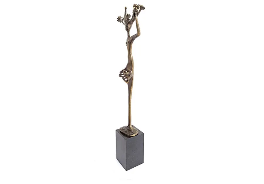 obrazek 2 Piękna statuetka z brązu 