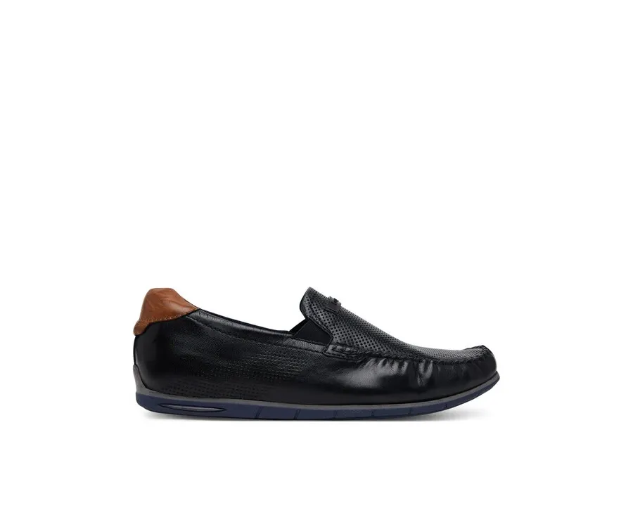obrazek 1 Bugatti Mokasyny 325-A2X6G-4000-4100 Granatowy