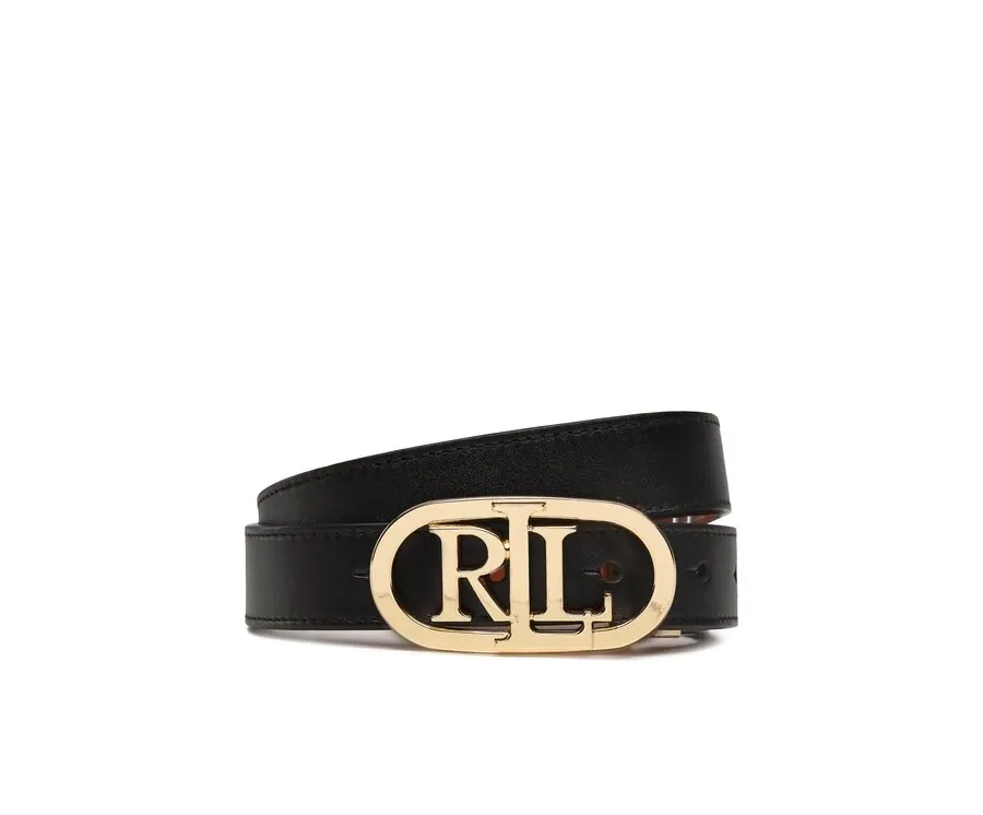obrazek 1 Lauren Ralph Lauren Pasek Damski Oval Rev 25 412883714003 Brązowy LAUREN RALPH LAUREN