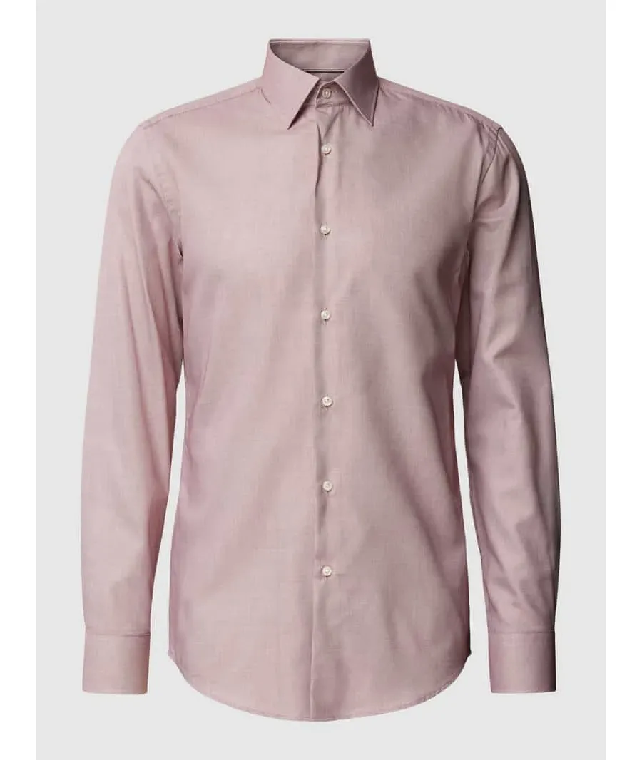 obrazek 1 Koszula biznesowa o kroju slim fit ze wzorem na całej powierzchni model ‘Hank’