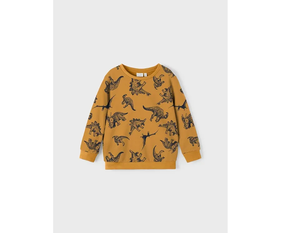 obrazek 1 NAME IT Bluza 13218869 Żółty Loose Fit