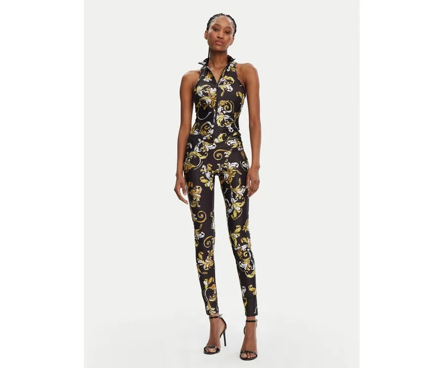 obrazek 1 Versace Jeans Couture Kombinezon 78HAN003 Czarny Slim Fit