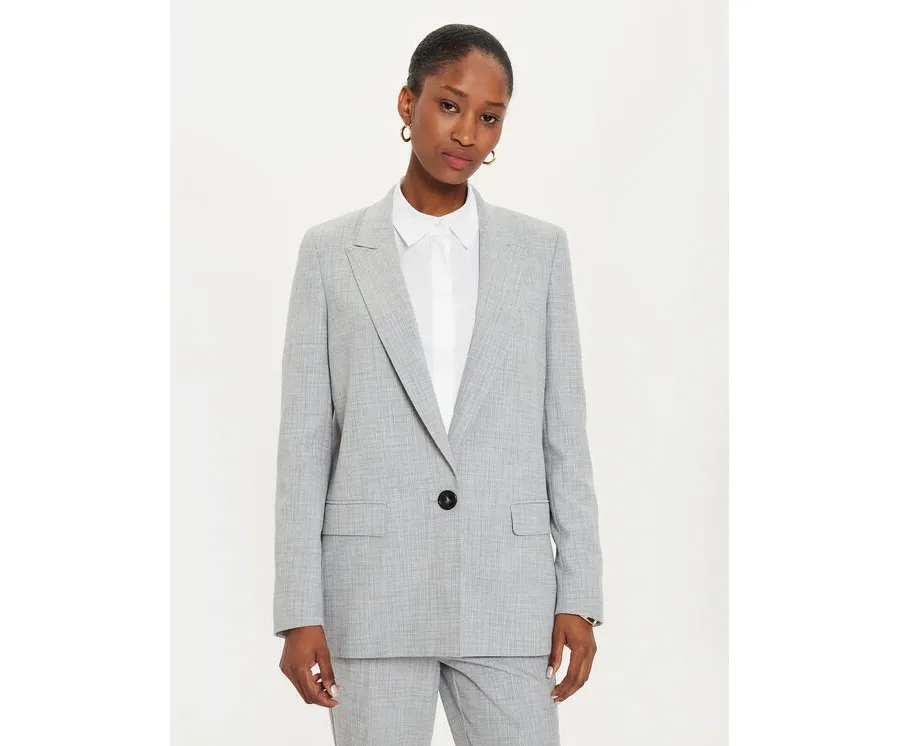 obrazek 1 Marella Marynarka Ferrara 2423046031 Szary Regular Fit