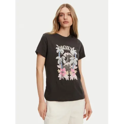 Zdjęcie Roxy T-Shirt ERJZT05911 Szary Regular Fit