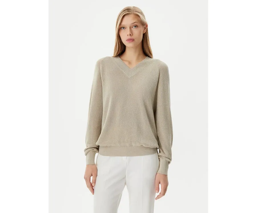 obrazek 1 Marella Sweter Dario 2513361121 Beżowy Relaxed Fit