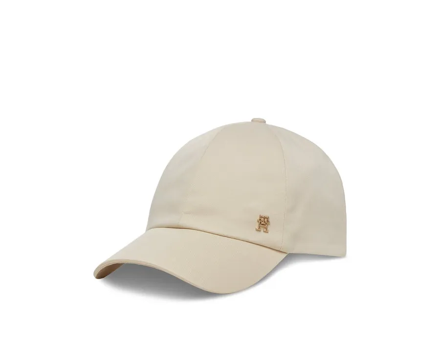 obrazek 1 Tommy Hilfiger Czapka z daszkiem Elevated Chic Soft Cap AW0AW17138 Écru