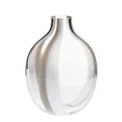 Zdjęcie Elegancki szklany wazon murano