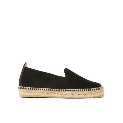 Zdjęcie Manebi Espadryle Suede Flat Espadrilles Czarny