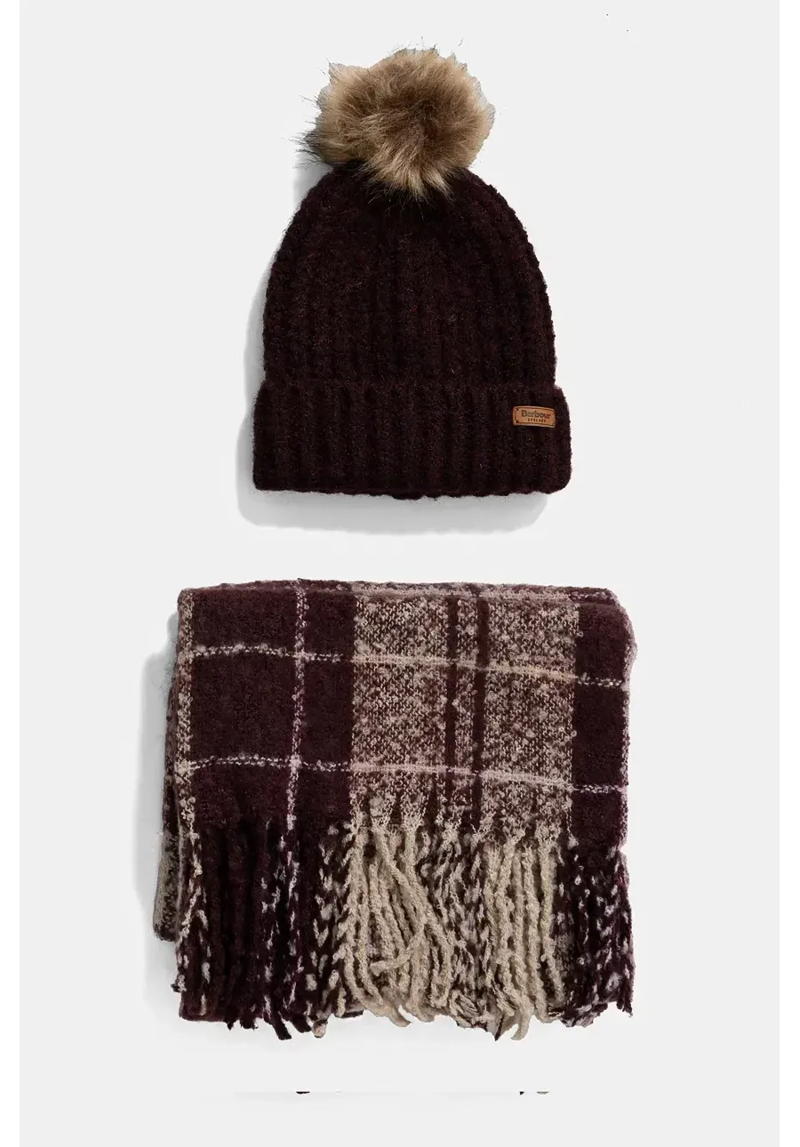 obrazek 1 Barbour czapka i szalik