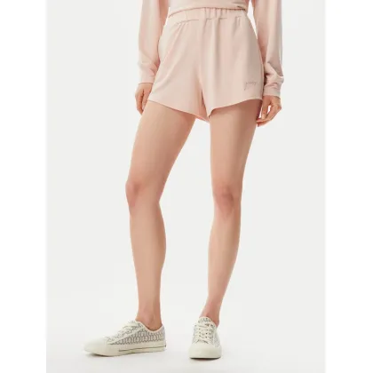Zdjęcie Guess Szorty materiałowe O5GD06 KCQP2 Różowy Regular Fit