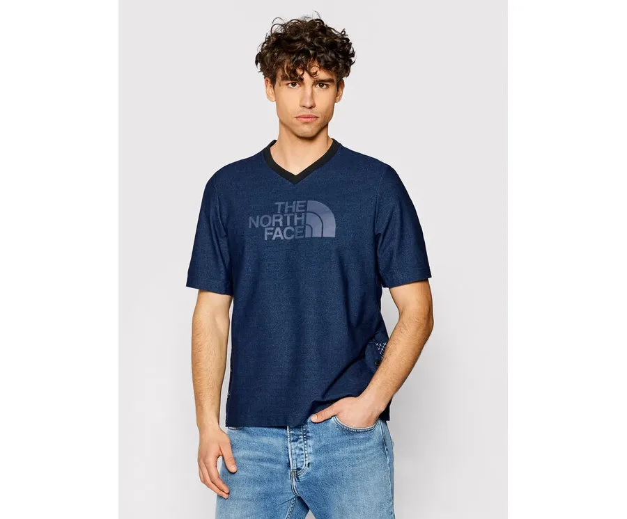 obrazek 1 The North Face T-Shirt Big Logo Tee NF0A3LDS Granatowy Regular Fit