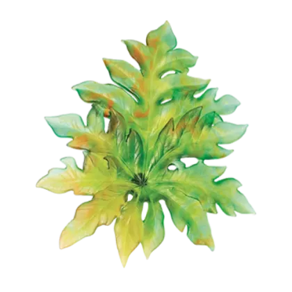 Zdjęcie Duży zielony panel ścienny w kształcie liścia projektu Emilio Robba