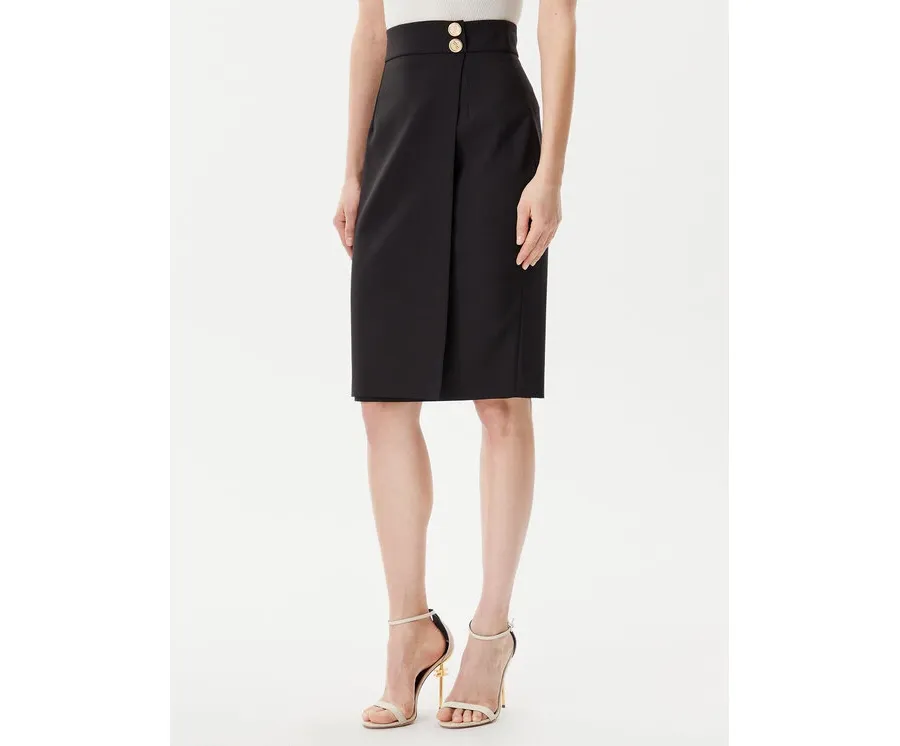 obrazek 1 ARTIGLI Spódnica ołówkowa ACGO000902 Czarny Slim Fit