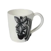 Picture Set of mugs with the image of a zebra - Virginia Casa