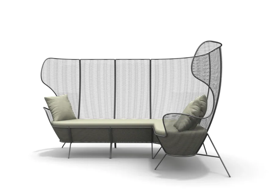 obrazek 2 Włoska sofa rogowa o nowoczesnym wzornictwie