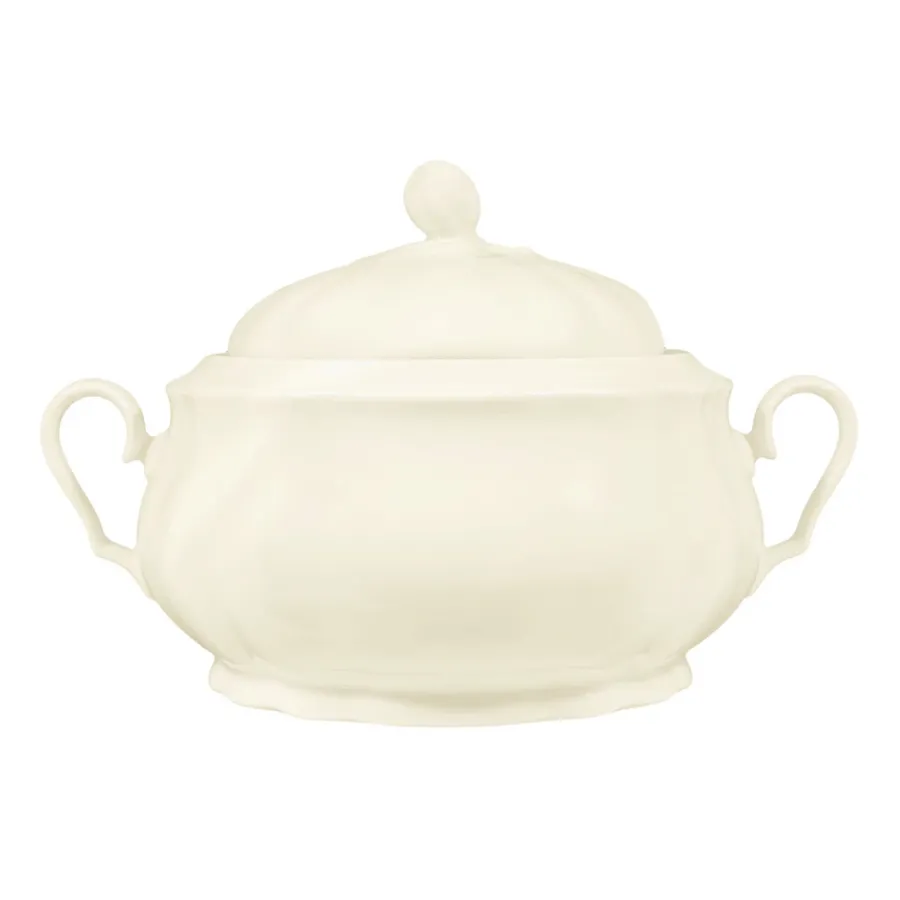 obrazek 1 Stylowa porcelanowa duża misa z pokrywką w stylu klasycznym - Seltmann Weiden