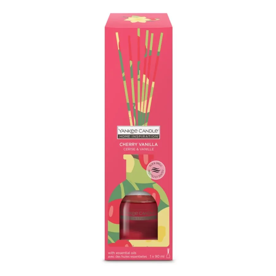 obrazek 1 Yankee Candle Patyczki zapachowe Cherry Vanilla 90 ml