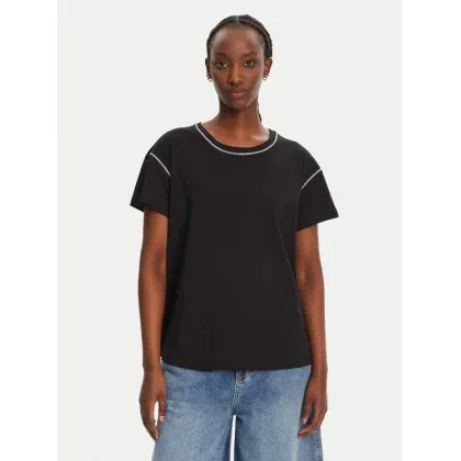 Zdjęcie Liu Jo T-Shirt WA5148 J4893 Czarny Regular Fit