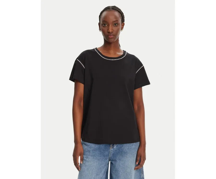 obrazek 1 Liu Jo T-Shirt WA5148 J4893 Czarny Regular Fit