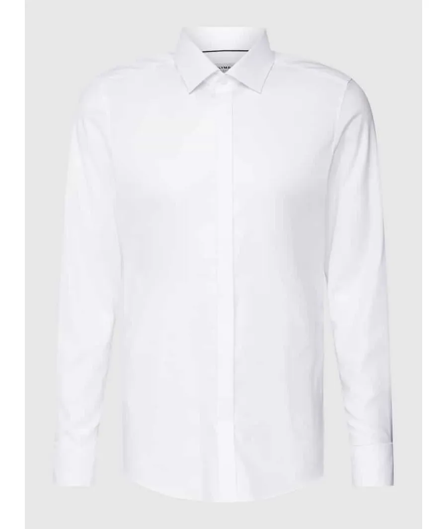 obrazek 1 Koszula smokingowa o kroju slim fit z dodatkiem streczu