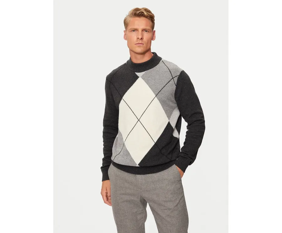 obrazek 1 Pierre Cardin Sweter C5 51150/5079/1006 Szary Regular Fit