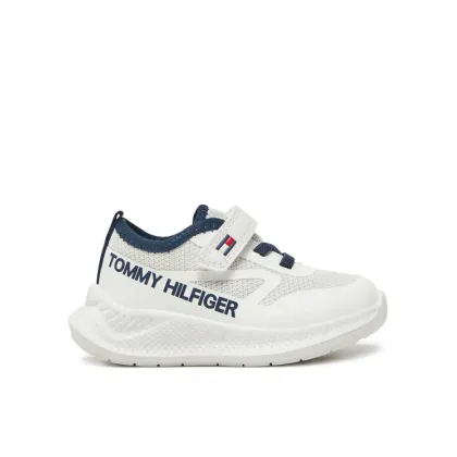 Zdjęcie Tommy Hilfiger Sneakersy Low Cut Lace-Up/Velcro Sneaker T1B9-33868-1756 M Biały