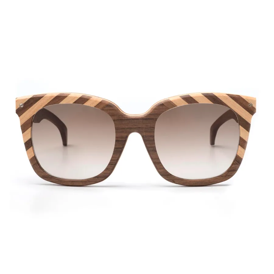obrazek 2 Stylowe okulary - grubsze, drewniane oprawki - Legno Light