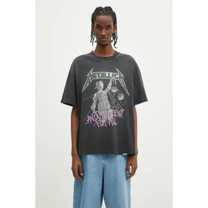 Zdjęcie Represent t-shirt Metallica Justice SS męski kolor czarny z nadrukiem MLM4352.230