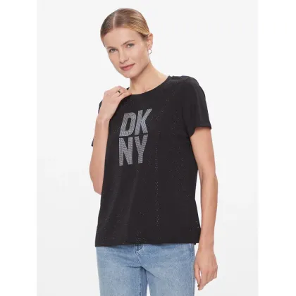 Zdjęcie DKNY T-Shirt P3JHXDNA Czarny Regular Fit