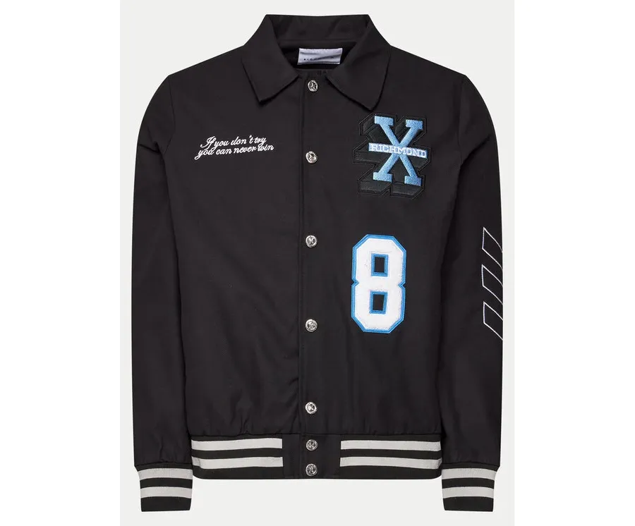 obrazek 1 Richmond X Kurtka bomber Bentaz UMP24099GB Czarny Regular Fit