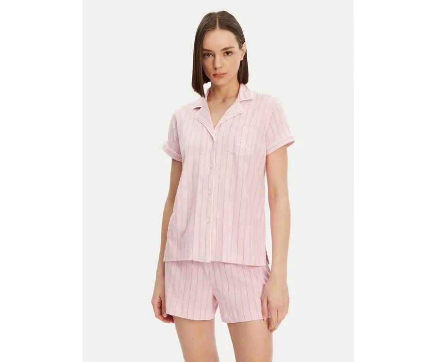 obrazek 1 LAUREN RALPH LAUREN Piżama ILN12421 Różowy Regular Fit