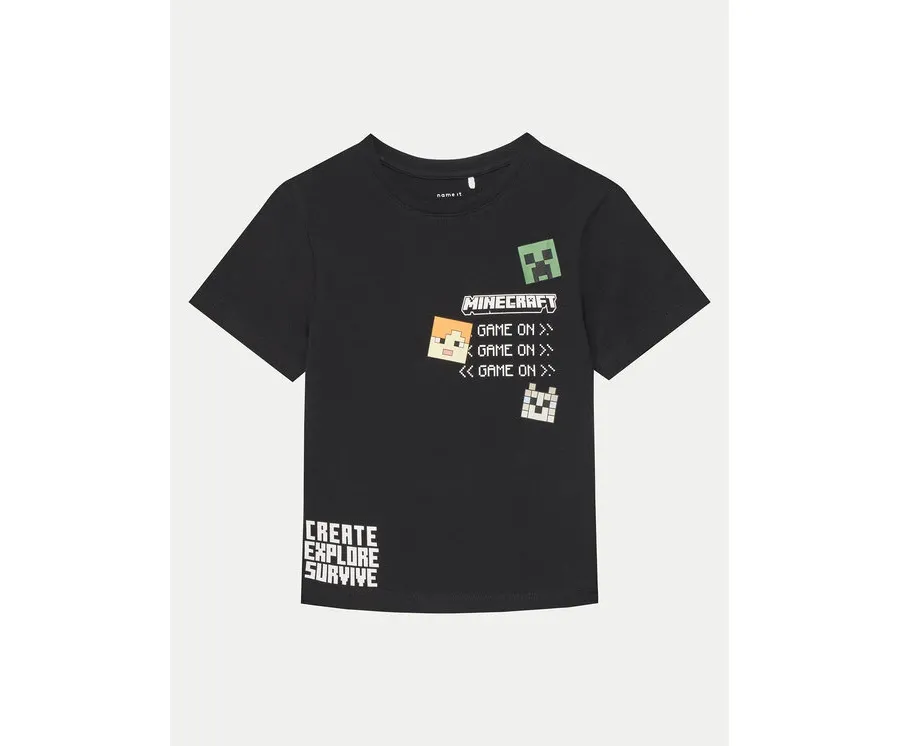 obrazek 1 NAME IT T-Shirt Jafar MINECRAFT 13238538 Czarny Regular Fit