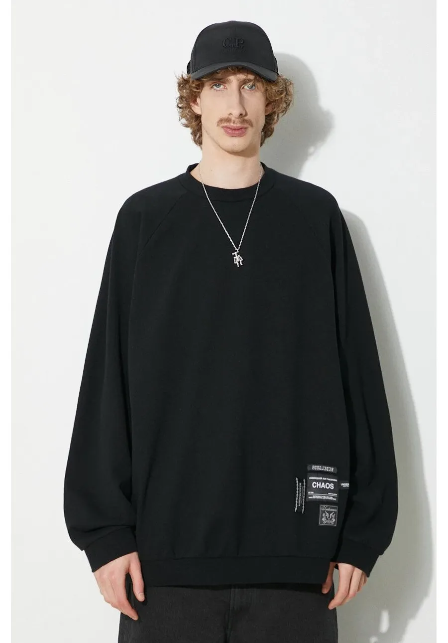 obrazek 1 Undercover bluza bawełniana Pullover męska kolor czarny gładka UC1D4808.4