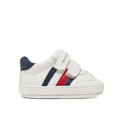 Zdjęcie Tommy Hilfiger Sneakersy Stripe Low Cut Velcro T0B9-33831-1433 Biały