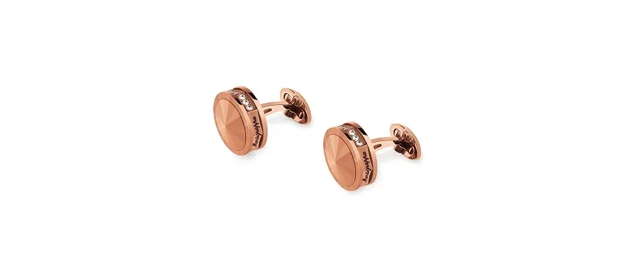 picture 1 Prestigeous NeroUno Rose cufflinks/ Embellished – Metal