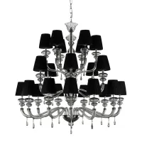 Picture Fantastic handmade Italian Murano glass chandelier