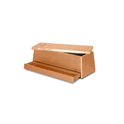 Picture Luxurious toy chest in the shape of a copper bar