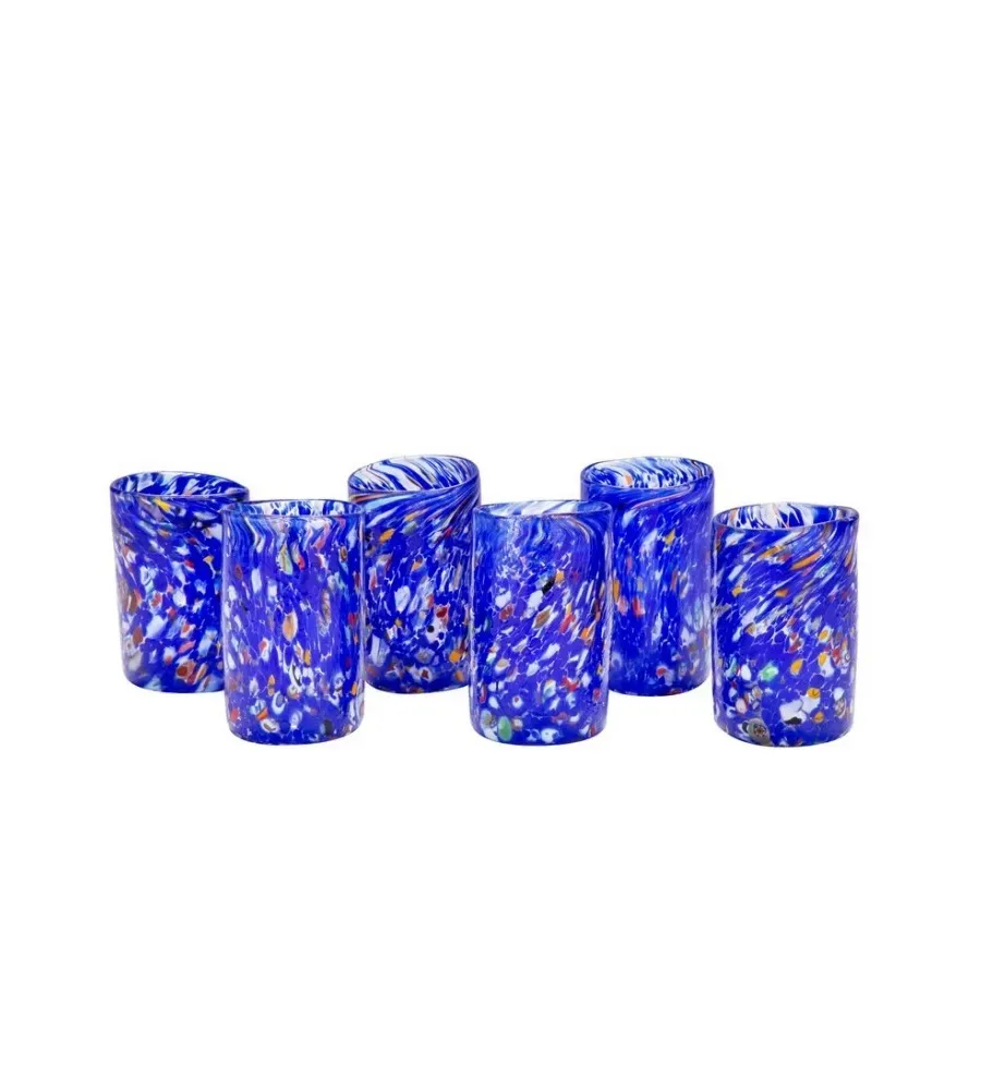 obrazek 1 Stylowy komplet 6 szklanek ze szkła murano do drinków