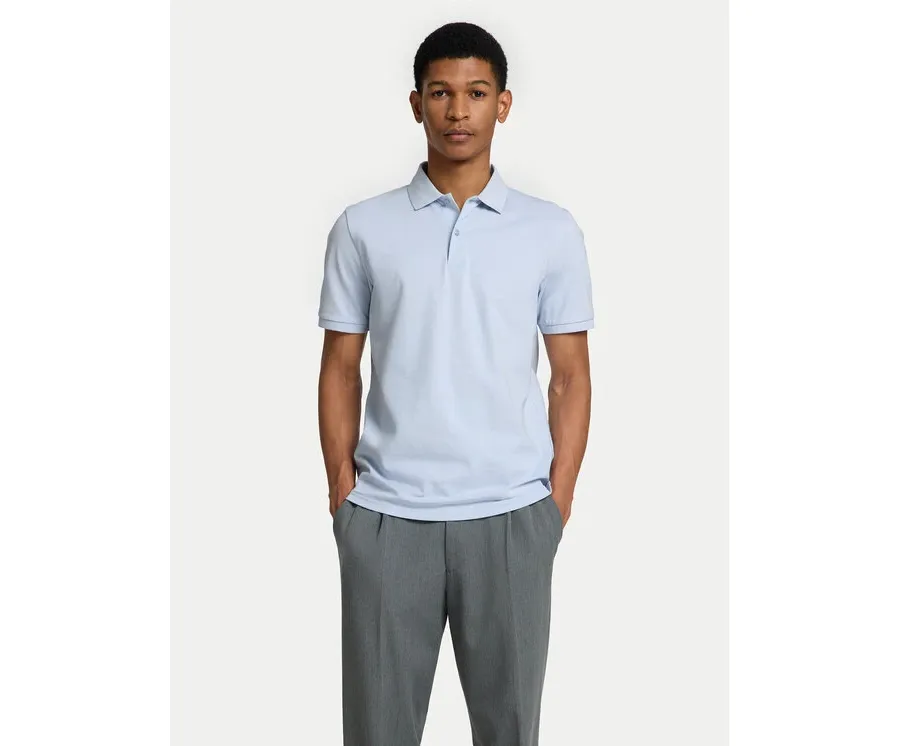 obrazek 1 Selected Homme Polo 16095851 Błękitny Slim Fit