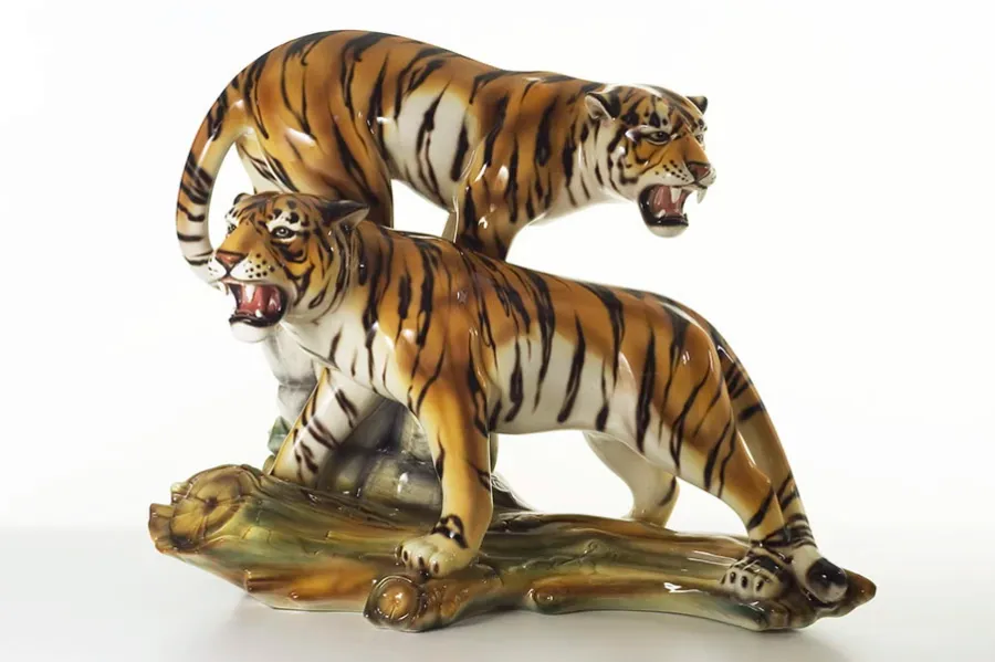 obrazek 1 Ozdobne ceramiczne tygrysy