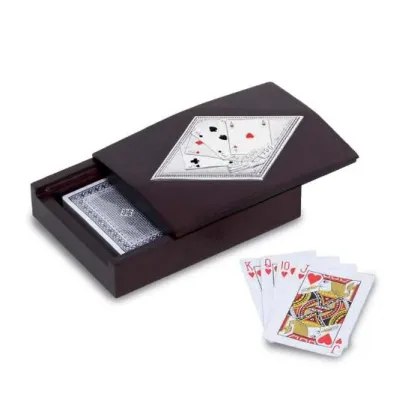 Zdjęcie Drewniane pudełko na talię kart marki New Daniel