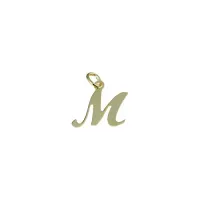 Picture Italian pendant with a stylized letter, 15 mm high.